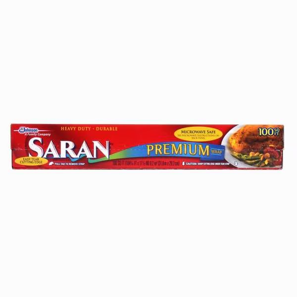 Premium Plastic Wrap 100 Sq. Ft., PK12, Saran, Mfr#: 00140